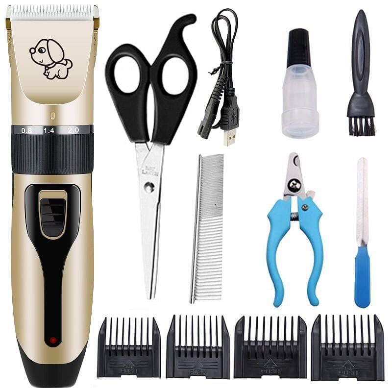 Rechargeable Professional Hair Clipper (Pet/Cat/Dog/Rabbit) haircut Trimmer Dog Hair Clipper Grooming Shaver Set Pets cordless