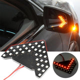 Amber 33-SMD Sequential LED Arrows For Car Side Mirror Turn Signal Lights