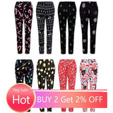 2019 Christmas Leggings Women New Year Print Legging Ladies Pants Women Winter Xmas Leggings for Women Slim Sport Legging Female