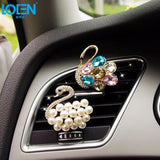 Car Air Freshener Scents Auto Perfume Vent Outlet Clip With Solid Fragrance Sheet Swan Mushroom Butterflies Planet Dance Girl