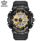SMAEL 8026 Top Brand Men's Watches Luxury LED Sport Waterproof Military Watch Men Casual Digital Chronograph Clock Relogios Masculino
