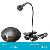 Eyes Protection LED Desk Light Clamp Lamp Flexible LED Book Reading Desk Lamp USB Clip On Desk Light Bedroom Night Lighting