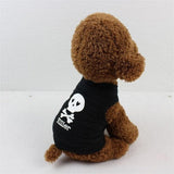 Black Cool KILLER Print Pet Cat dog Vest Shirt - Jafsale.com