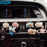 Car Air Freshener Scents Auto Perfume Vent Outlet Clip With Solid Fragrance Sheet Swan Mushroom Butterflies Planet Dance Girl