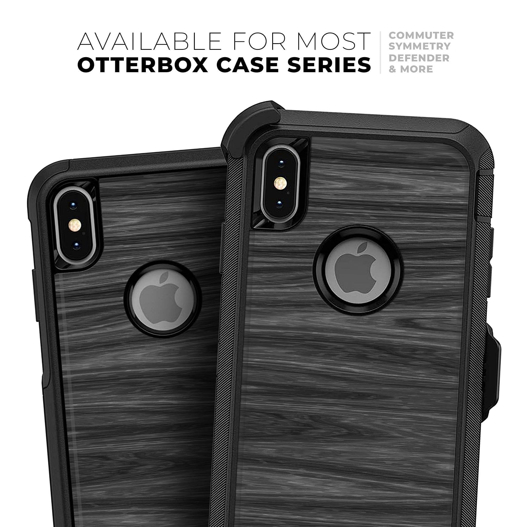 Dark Slate Wood - Skin Kit for the iPhone OtterBox Cases - Jafsale.com