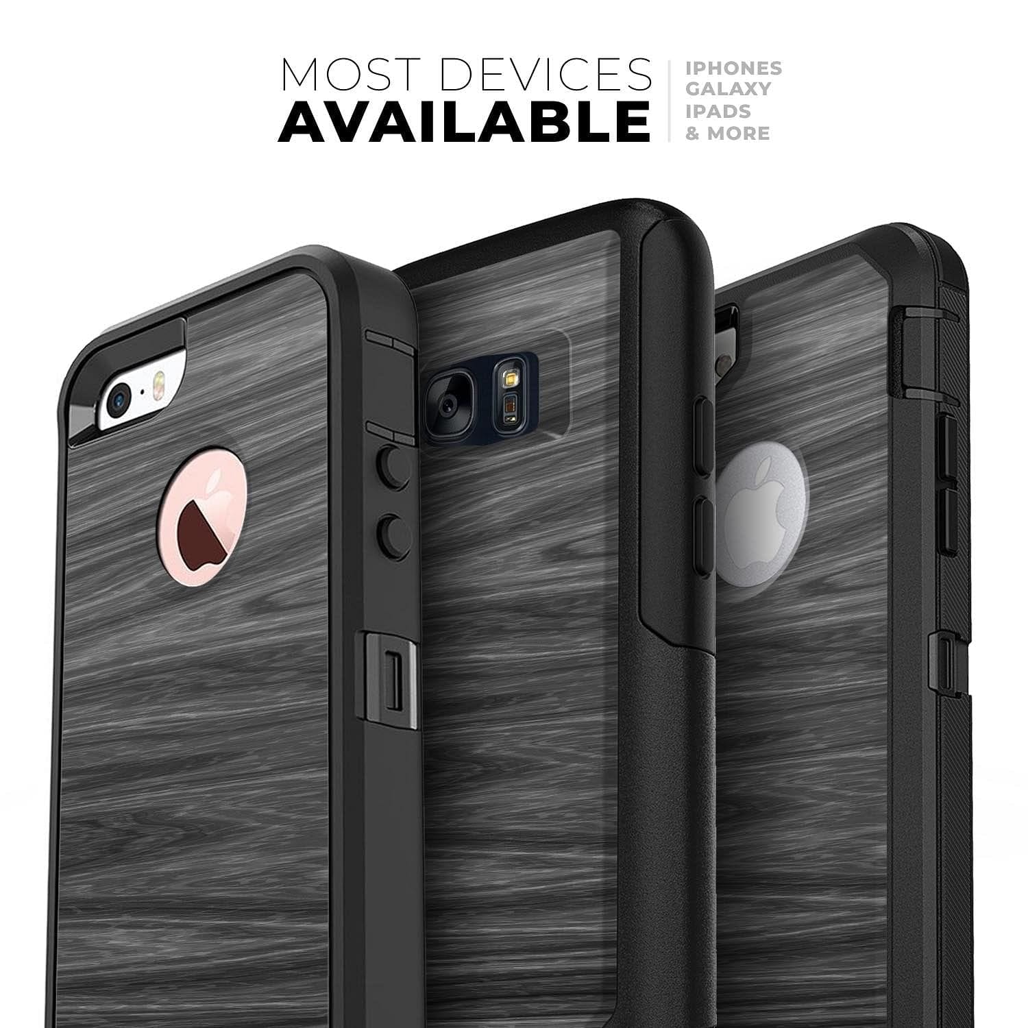 Dark Slate Wood - Skin Kit for the iPhone OtterBox Cases - Jafsale.com