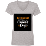 88VL Ladies' V-Neck T-Shirt