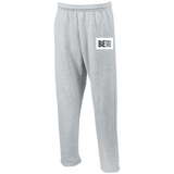 G123 Open Bottom Sweatpants with Pockets