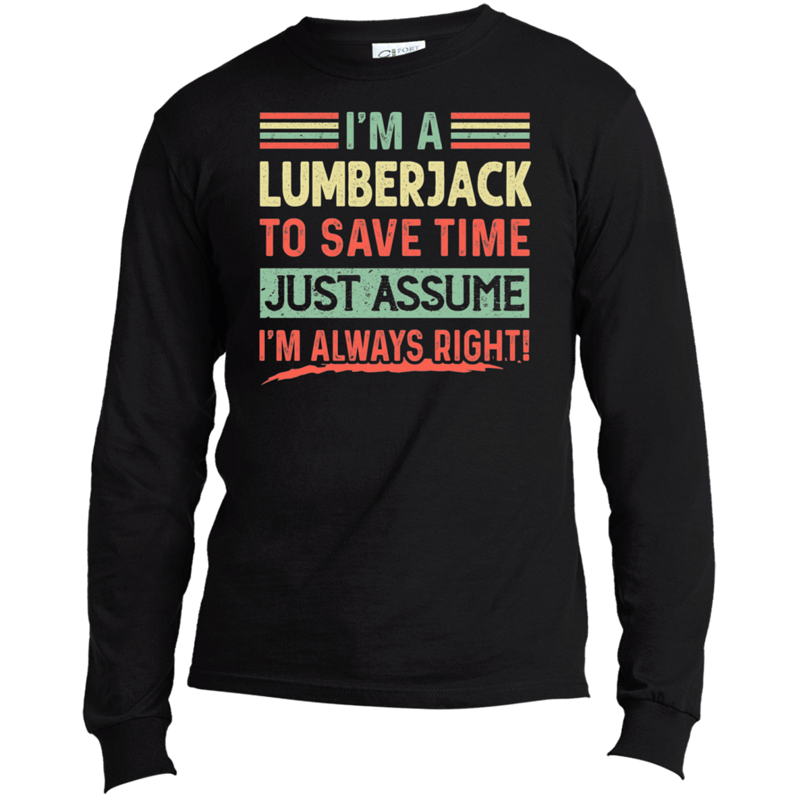 USA100LS Long Sleeve Made in the US T-Shirt