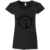 G64VL Ladies' Fitted Softstyle 4.5 oz V-Neck T-Shirt