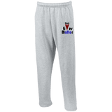 G123 Open Bottom Sweatpants with Pockets