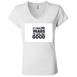 B6005 Ladies' Jersey V-Neck T-Shirt