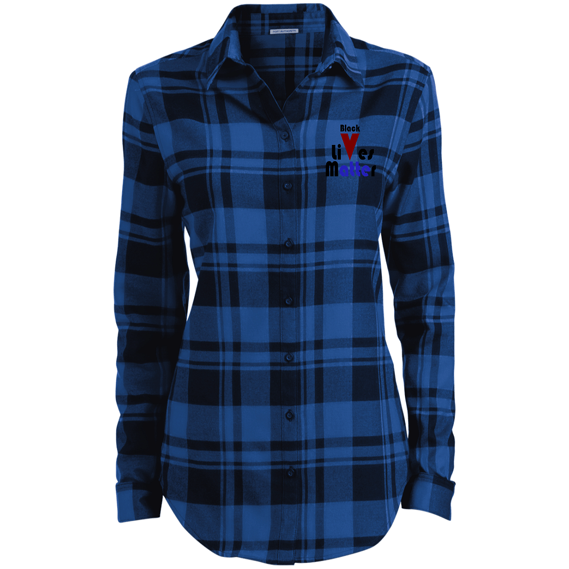 LW668 Ladies' Plaid Flannel Tunic