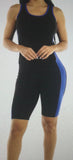 Black & Royal Blue Activewear Set (2 PCE SET) XL