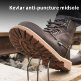 Men's casual boots winter work safety boots anti-puncture shoes men's safety shoes classic combat ankle boots men's sports shoes