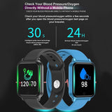 Bluetooth Smart Wristband IP67 Waterproof Blood Pressure Oxygen Monitor Smart Bracelet With Fitness Tracker Sport Wristband
