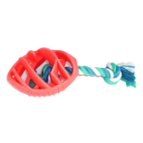 Rubber Football Chew Toy with Tug Rope - Jafsale.com