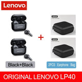 NEW Original Lenovo TWS Wireless Earphone Bluetooth 5.0 Dual Stereo MINI Reduction Bass Touch Control Long Standby 300mAH LP40