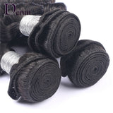 Wholesale Top quality deep wave human virgin cuticle aligned hair bundles and frontal