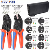 Crimping Pliers SN-48BS(=SN-48B+SN-28B) More Jaw for 2.8 4.8 6.3 VH3.96/Tube/Insulation Terminals Electrical Clamp Min Tools Set