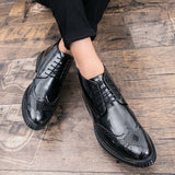 latest style bullock dress shoes breathable and comfortable genuine leather shoe for men