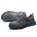 Men's Protective Shoes, Breathable Safety Shoes, Lightweight, Drop-Proof, Work, Puncture-Proof Safety Boots, Men's Casual Shoes