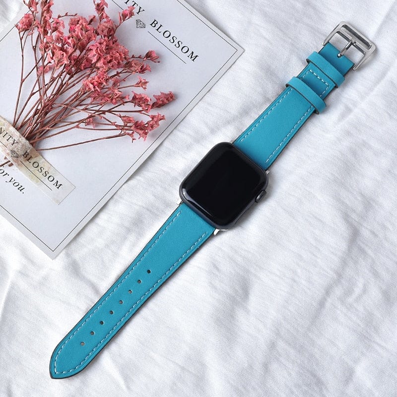 High quality Leather loop Band for iWatch 40mm 44mm Sports Strap Tour band for Apple watch 42mm 38mm Series 2 3 4 5 6 SE