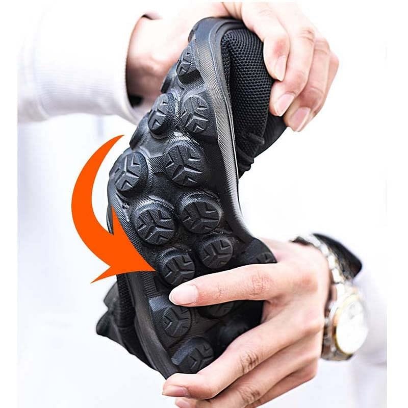 Direct Delivery Indestructible Ryder Shoes Men Steel Toe Air Safety Boots Anti Puncture Work Sneakers Breathable Work shoes H74