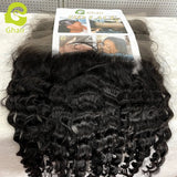 100% Raw Indian 10A 10A+Hair Extension With Transparent HD 13x4 Lace Frontal 5x5 4x4 Closure For Making Wig