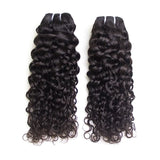 Natural Color Deep Virgin Brazilian Curly Hair bundles Weave Curly Women's Hair Weave