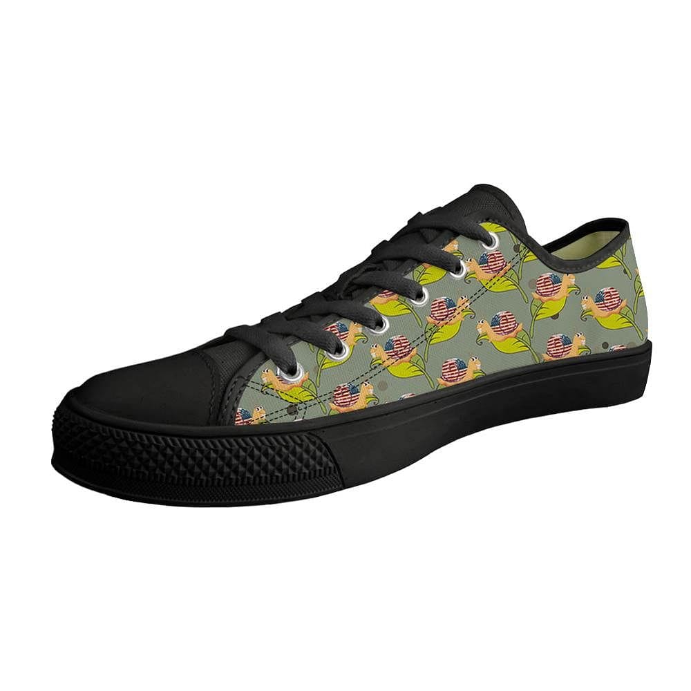 Wholesale Custom Print Low Price Canvas Casual Rubber Shoes for Men