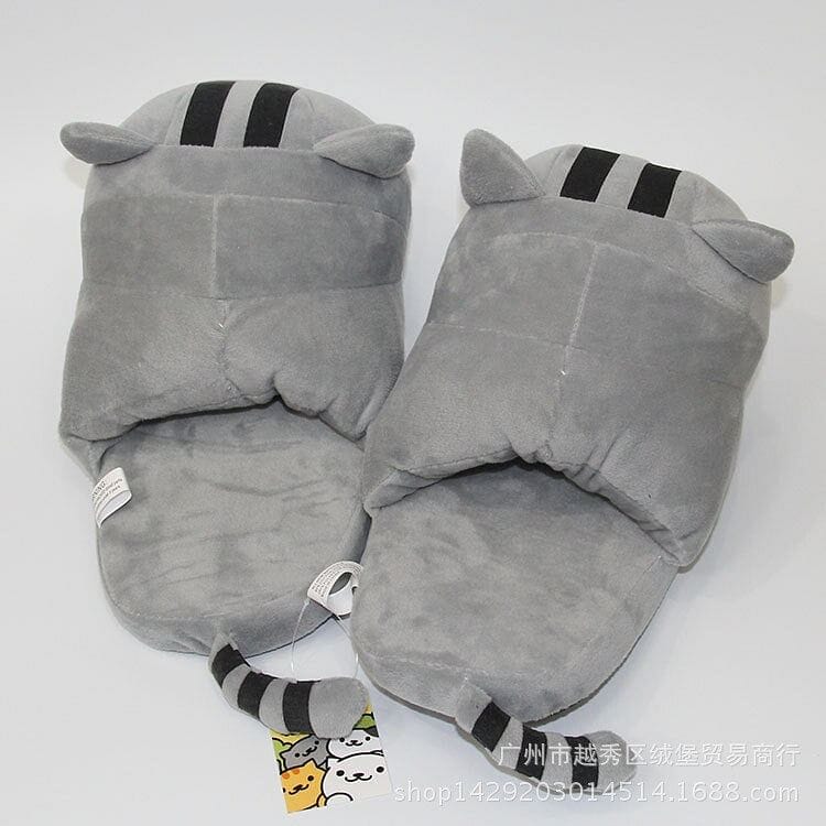 Winter Warm Indoor Slippers Cute Baby Plush Cartoon Slippers for Grown Ups Creative Prank Unisex Home Slipper Flats