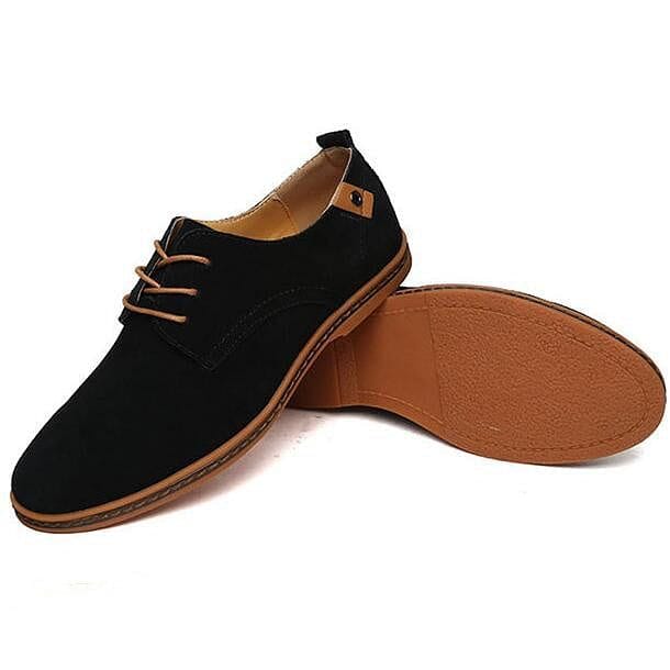 Custom Large size Suede Upper fashion Man Leather Shoe