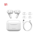 Baseus TWS ANC Wireless Bluetooth 5.2 Earphone S1/S1Pro Active Noise Cancelling Hi-Fi Headphones Touch Control Gaming Earbuds