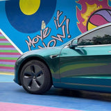 TSAUTOP 1.52*18m royal green PET car wrap vinyl material