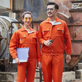 Spring and autumn long-sleeved overalls suit men and women auto repair overalls workshop worker factory clothing tooling labor insurance clothing machine repair clothing