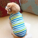 Pet Dog Clothing Cotton Stripe Vest Puppy Cotton - Jafsale.com