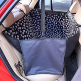 Pet carriers Oxford Fabric Paw pattern Car Pet Seat Cover Dog Car Back Seat Carrier Waterproof Pet Mat Hammock Cushion Protector