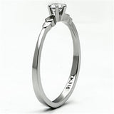 Women Stainless Steel Cubic Zirconia Rings TK697