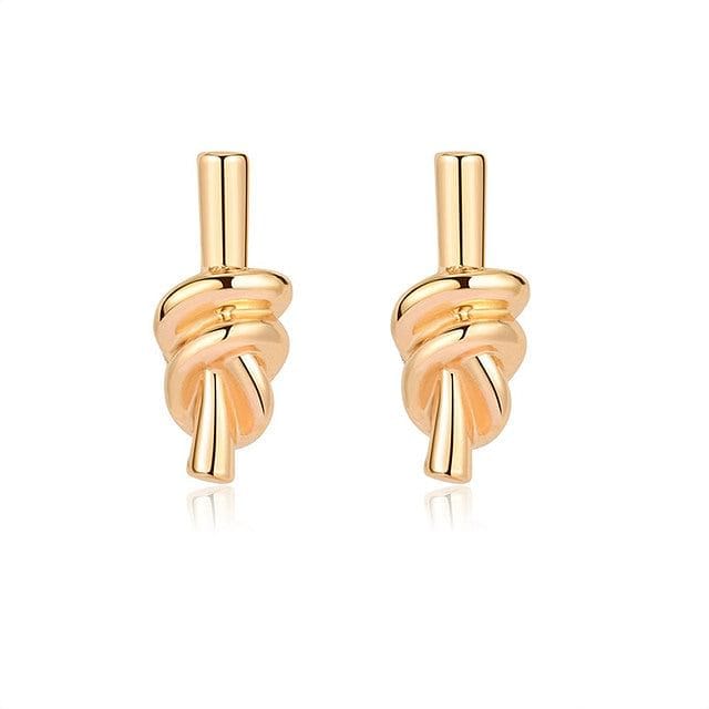 Women's Earrings Gold Unusual hoop Earrings for women Korean Vintage Geometry Metal Earrings 2021 Trendy Fashion Female Jewelry
