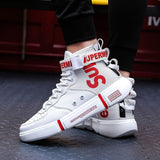 Spring and summer high shoes men's sports large size casual shoes men's tide hip hop ins trend men's shoes