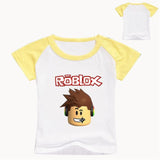 3-16Y Shooting Game T Shirt Children's Cartoon Clothes Kids Summer Casual Clothes Boys TShirt Short Sleeves Baby Girls T-shirts