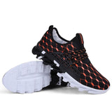 Men's Sport Sneakers Men Comfortable Sports Outdoor Running Shoes 2021 Newest Male Breathable Footwear for Men Lace-Up