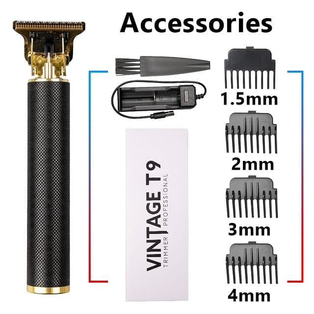 USB Rechargeable Hair Clipper Electric hair trimmer Cordless Shaver Trimmer 0mm Men Barber Hair Cutting haircut Styling Tool