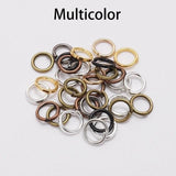 200pcs/lot 4 5 6 8 10 mm Jump Rings  Split Rings Connectors For Diy Jewelry Finding Making Accessories Wholesale Supplies