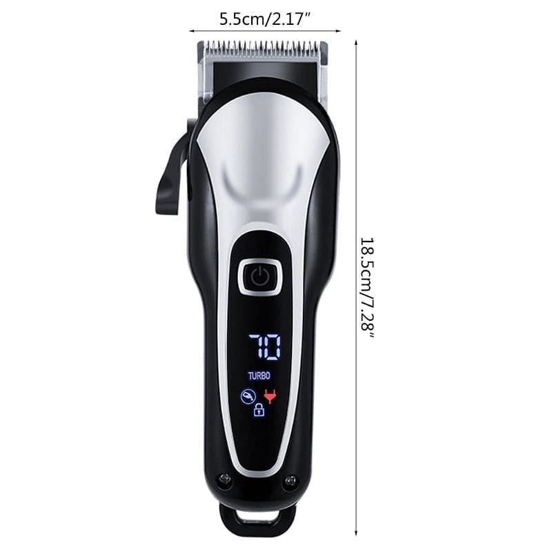 Professional Electric Hair Clippers Men Beard Trimmer Barber Grooming Kit Shaver