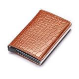 2020 Dropshipping Man Women Smart Wallet Business Card Holder Rfid Wallet Aluminum Metal Credit Business Mini Card Wallet