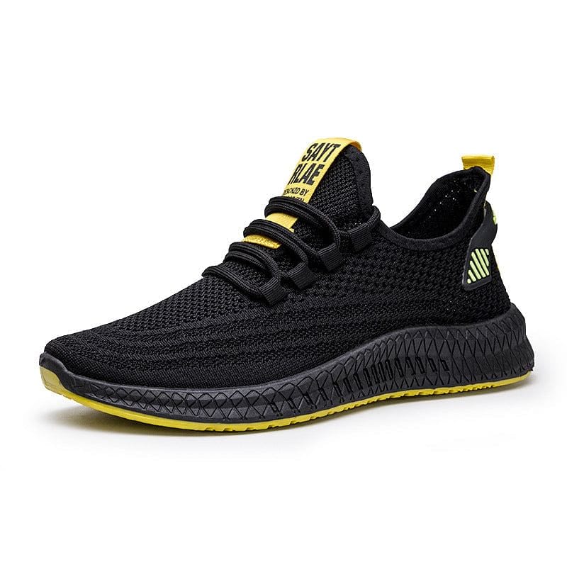 Autumn new breathable fly knit men's shoes