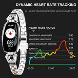 Women Smart Watch 0.96" OLED Heart Rate Blood Pressure Monitor Pedometer Fitness Tracker Waterproof Fashion Smartwatch