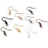 100pcs/lot 20x17mm DIY Earring Findings Earrings Clasps Hooks Fittings DIY Jewelry Making Accessories Iron Hook Earwire Jewelry